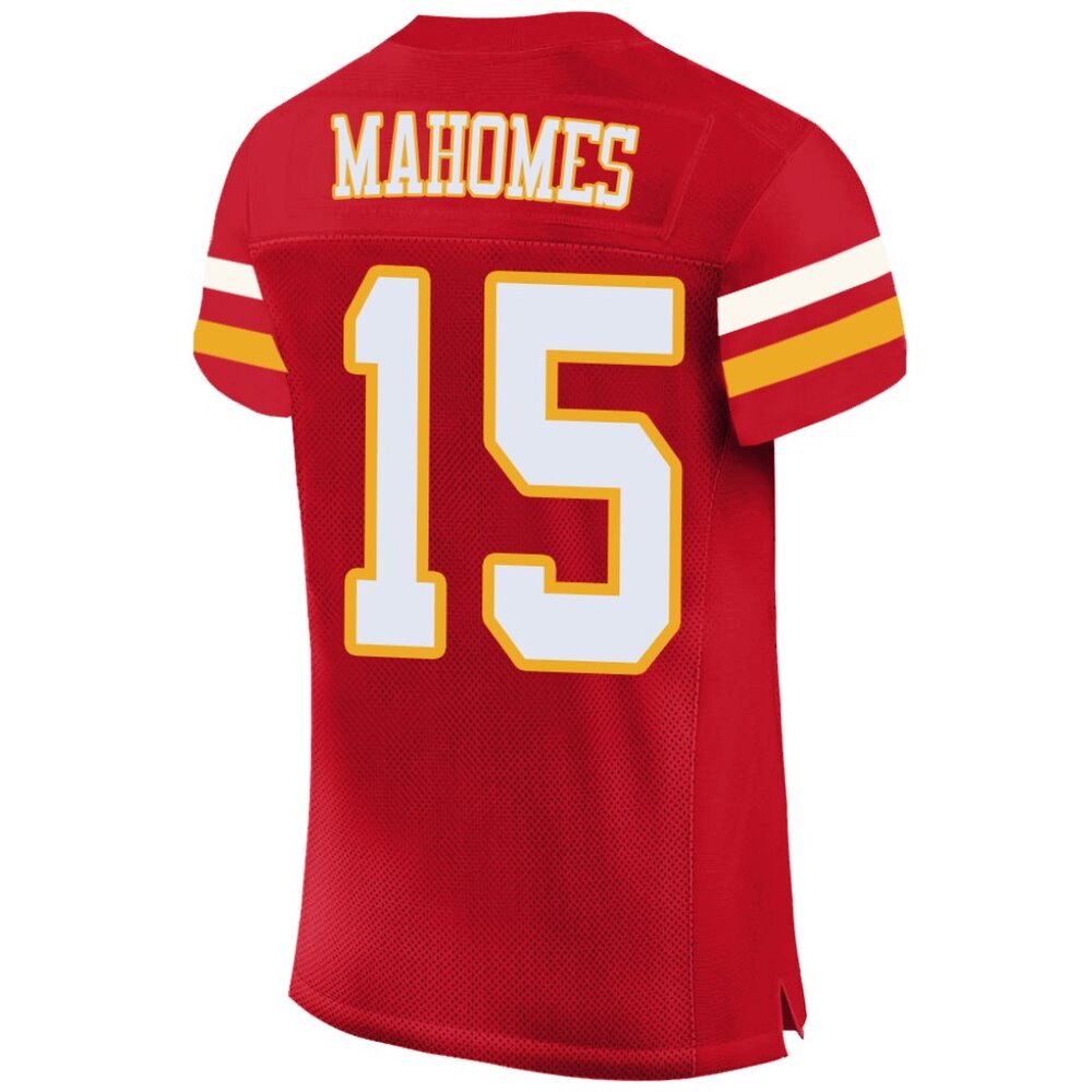Mens Youths Kids Patrick Mahomes Stitched Vapor Red Jersey - Picture 2 of 3
